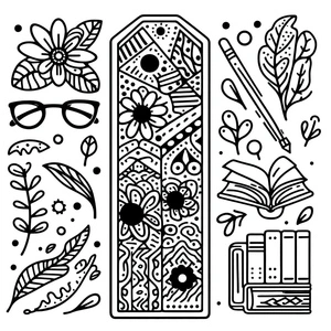 Página para Colorir Marcador Encantador