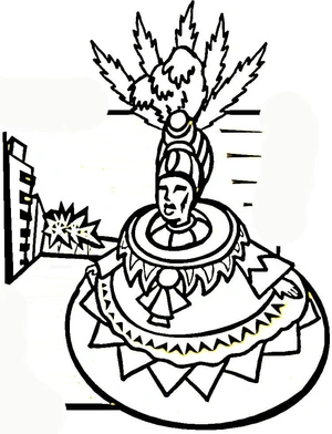 Página para Colorir Carnaval do Rio do Brasil