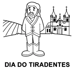 Página para Colorir Dia de Tiradentes
