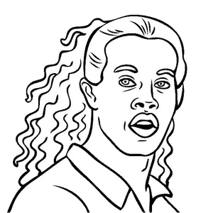 Página para Colorir Ronaldinho - Uma Página Interativa e Colorida