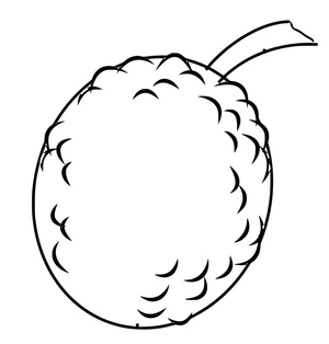 Página para Colorir Página para Colorir de Fruta-pão