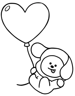 Página para Colorir Chimmy Fofo