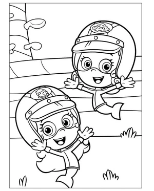 Página para Colorir Velocistas Alegres