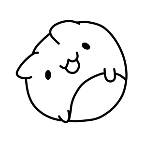 Página para Colorir Adorável Bugcat Capoo