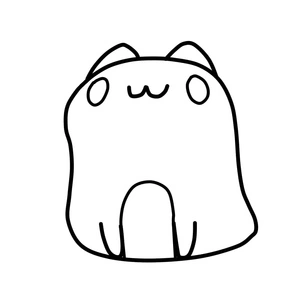 Página para Colorir Página para Colorir do Bugcat Capoo