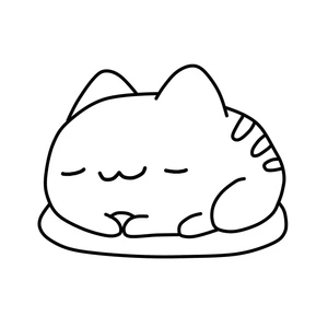 Página para Colorir Página para Colorir Sleeping Bugcat Capoo