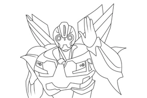 Página para Colorir Olá Abelhinha!