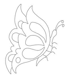 Contorno de Borboleta
