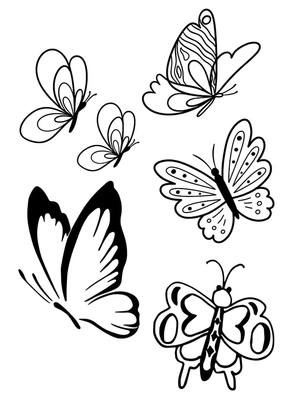 Página para Colorir Página para Colorir de Borboleta