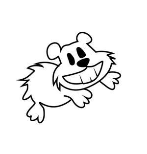 Página para Colorir Sulu da série animada Capitão Cueca