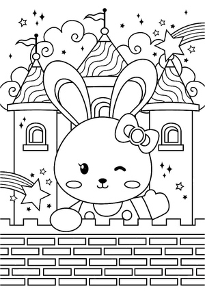 Coelhinho Adorável e Castelo