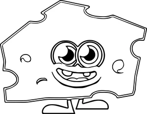 Página para Colorir Desenho Animado Brega