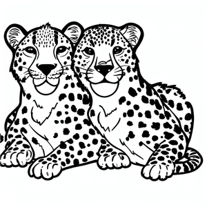 Dupla de Guepardos