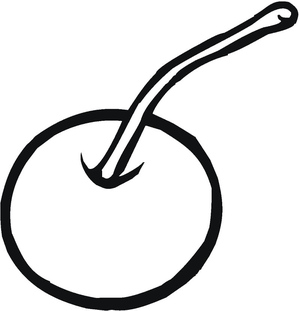 Página para Colorir de Cereja