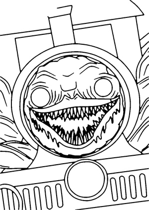 Página para Colorir Gratuita para Imprimir: Aventura de Trem com Charles