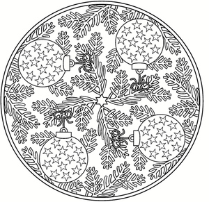 Extravagância de Mandala de Natal