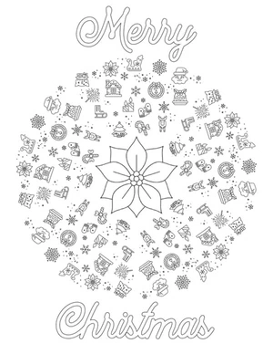 Página para Colorir Mandala de Férias Ideal