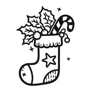 Meia de Natal Encantadora