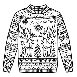 Suéter de Natal de Rena