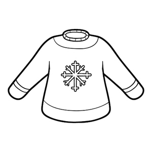 Suéter de Natal Floco de Neve