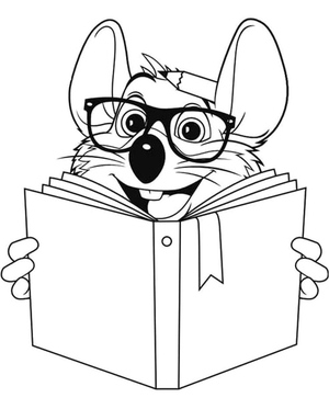 Página para Colorir do Chuck E. Cheese