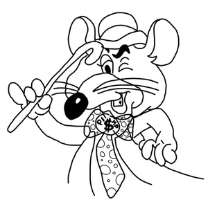 Ilustração do Chuck E. Cheese