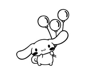 Página para Colorir Adorável Cinnamoroll