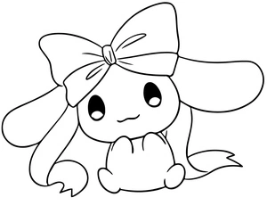 Página para Colorir Cinnamoroll é Adorável