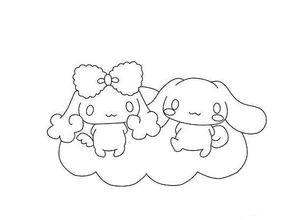 Página para Colorir Página para Colorir Fofa do Cinnamoroll