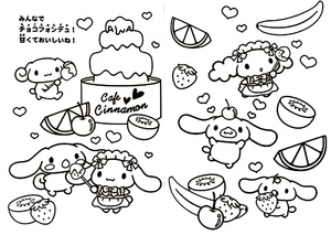Página para Colorir Encantador Cinnamoroll
