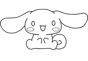 Página para Colorir Feliz Cinnamoroll
