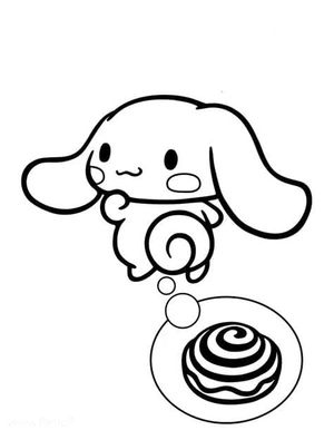 Página para Colorir Imprimir página para colorir com Cinnamoroll