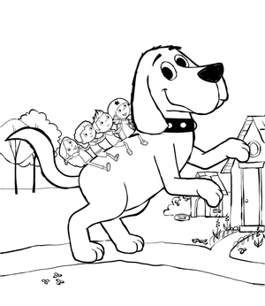 Clifford com Crianças