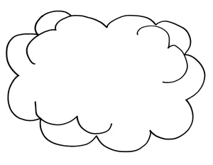 Página para Colorir Céu Básico