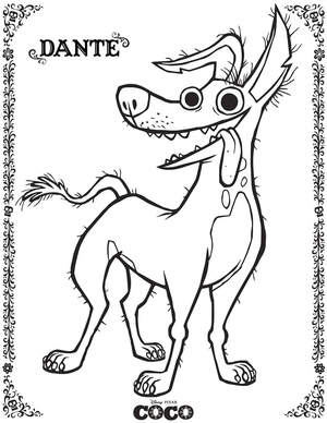 Dante do filme da Disney Coco