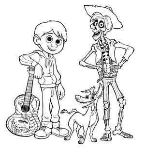 Personagens de Disney Coco