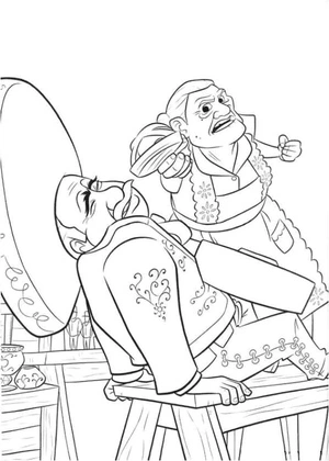 Página para Colorir Página de Colorir Grátis Disney Coco