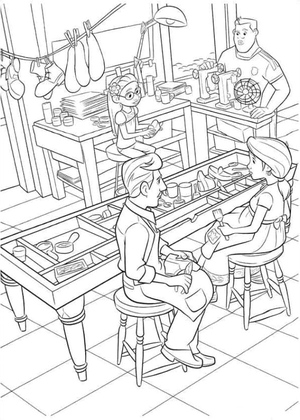 Página para Colorir Disney Coco Grátis para Imprimir