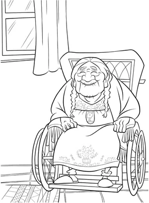 Página para Colorir Rivera Coco
