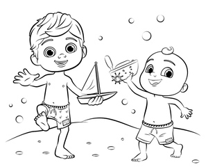Tommy e JJ de Cocomelon