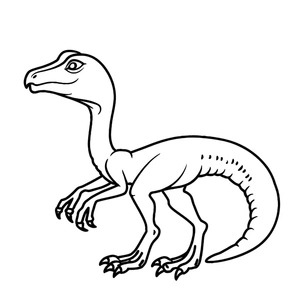 Página para Colorir Página para Colorir de Coelophysis