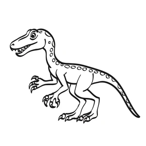 Página para Colorir Página de Colorir Gratuita de Coelophysis