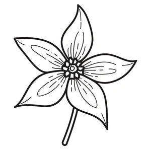 Página para Colorir Página para Colorir Columbine