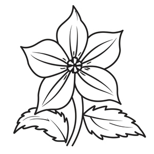 Página para Colorir Columbine para Imprimir Grátis
