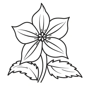 Página para Colorir Página para Colorir Columbine para Imprimir Grátis