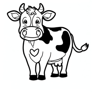 Vaca com Coração