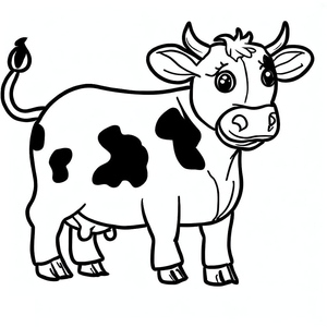 Esboço Livre de uma Cena Bovina