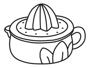 Página para Colorir Refúgio Encantador na Cozinha