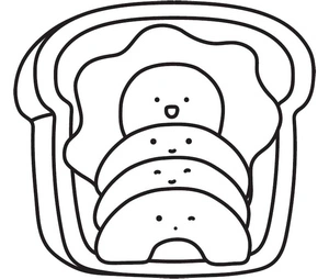 Página para Colorir Padaria Cozinha Aconchegante