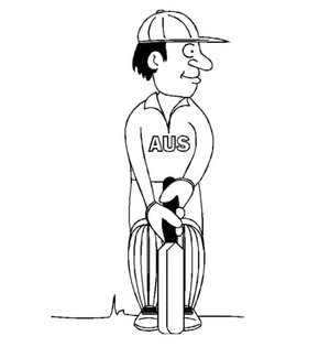 Página para Colorir Imprimir Jogador de Beisebol
